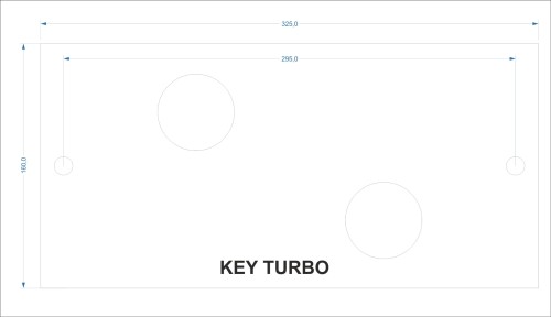 Podstawa pod napęd KEY TURBO do bramy przesuwnej regulowana