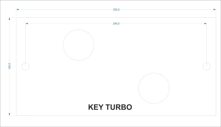 Podstawa pod napęd KEY TURBO do bramy przesuwnej regulowana