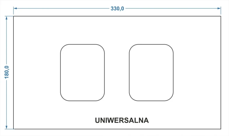 Podstawa pod napęd UNIWERSALNA do bramy przesuwnej (regulowana)