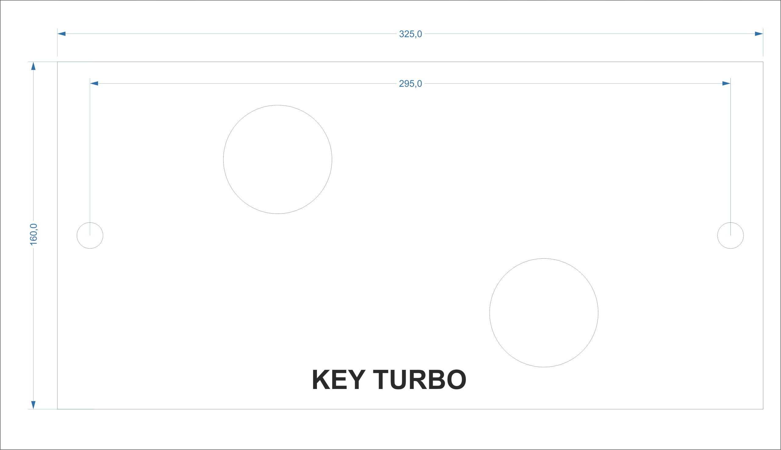 Regulowana podstawa pod napęd KEY TURBO do bramy przesuwnej w różnych rozmiarach