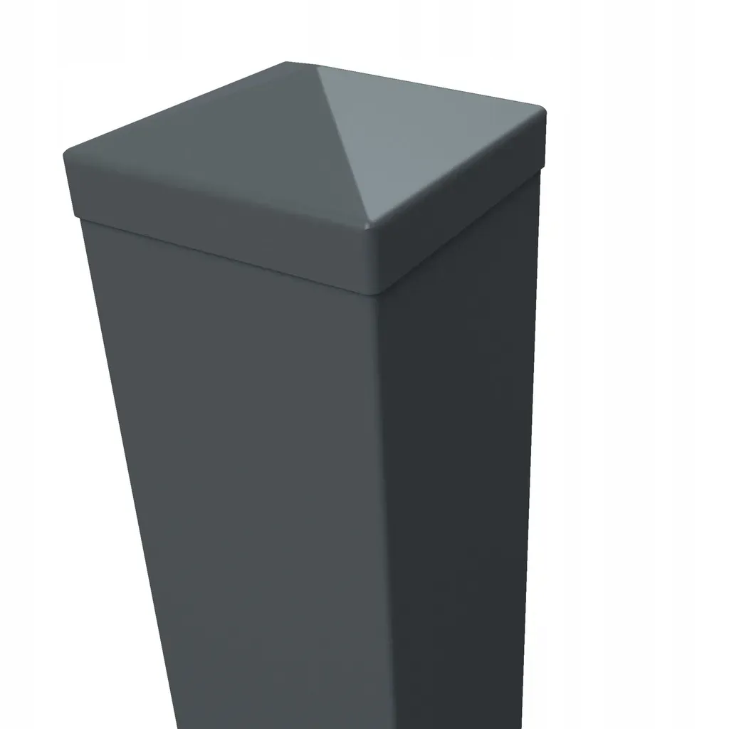 Słupek Ogrodzeniowy 100x100mm x 3,0mm x 200/230cm stalowy malowany różne kolory